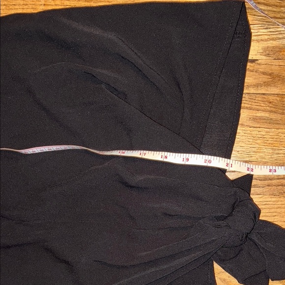 Vici Black Crop Tie-Front Tank Top - Picture 9 of 9